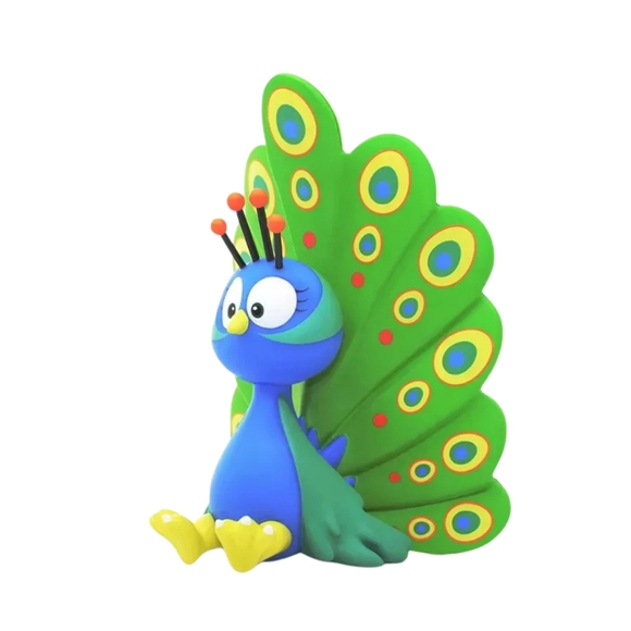 New VeeFriends Cartoon Collectible Practical Peacock Figurine - Picture 2 of 4